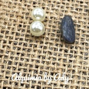 Simple 6mm faux pearl spheres stud earrings /coastal grandma look/